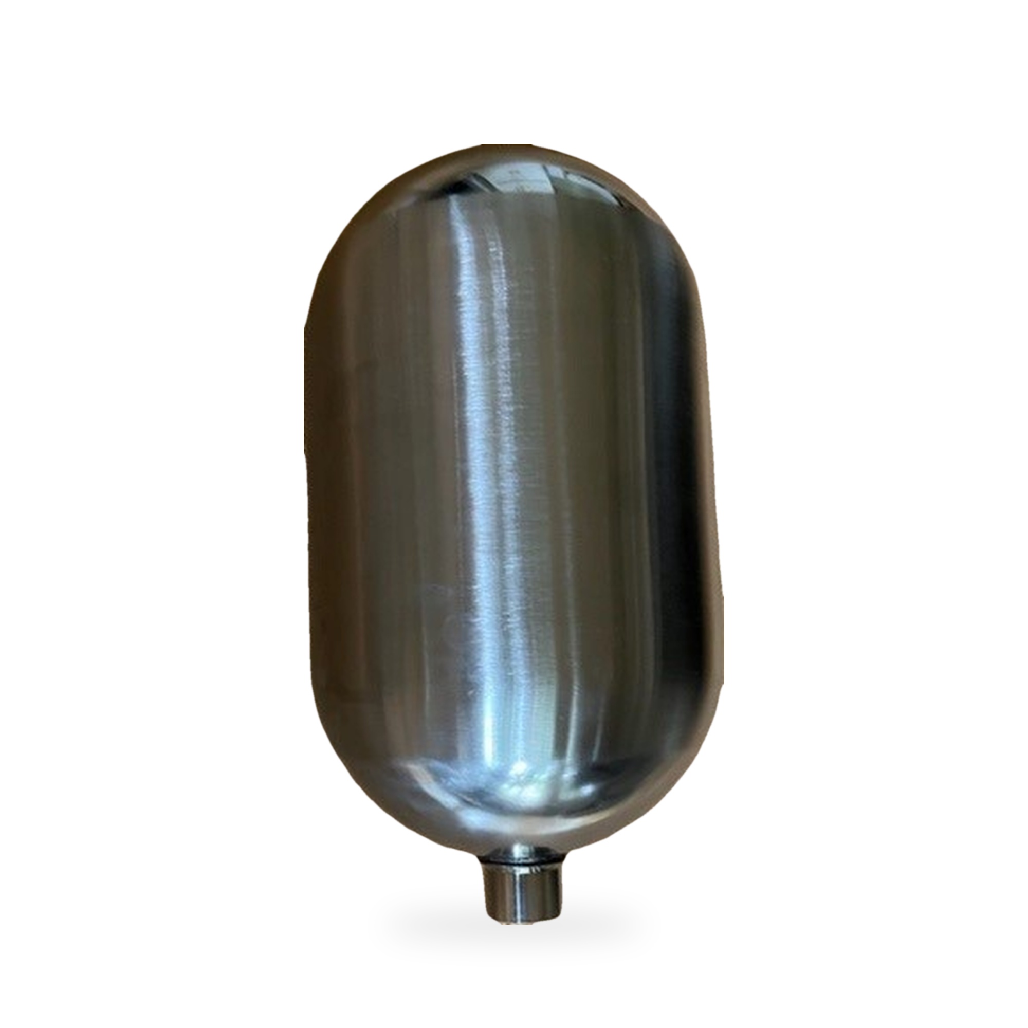 7×12″ stainless steel oblong float with an external thread