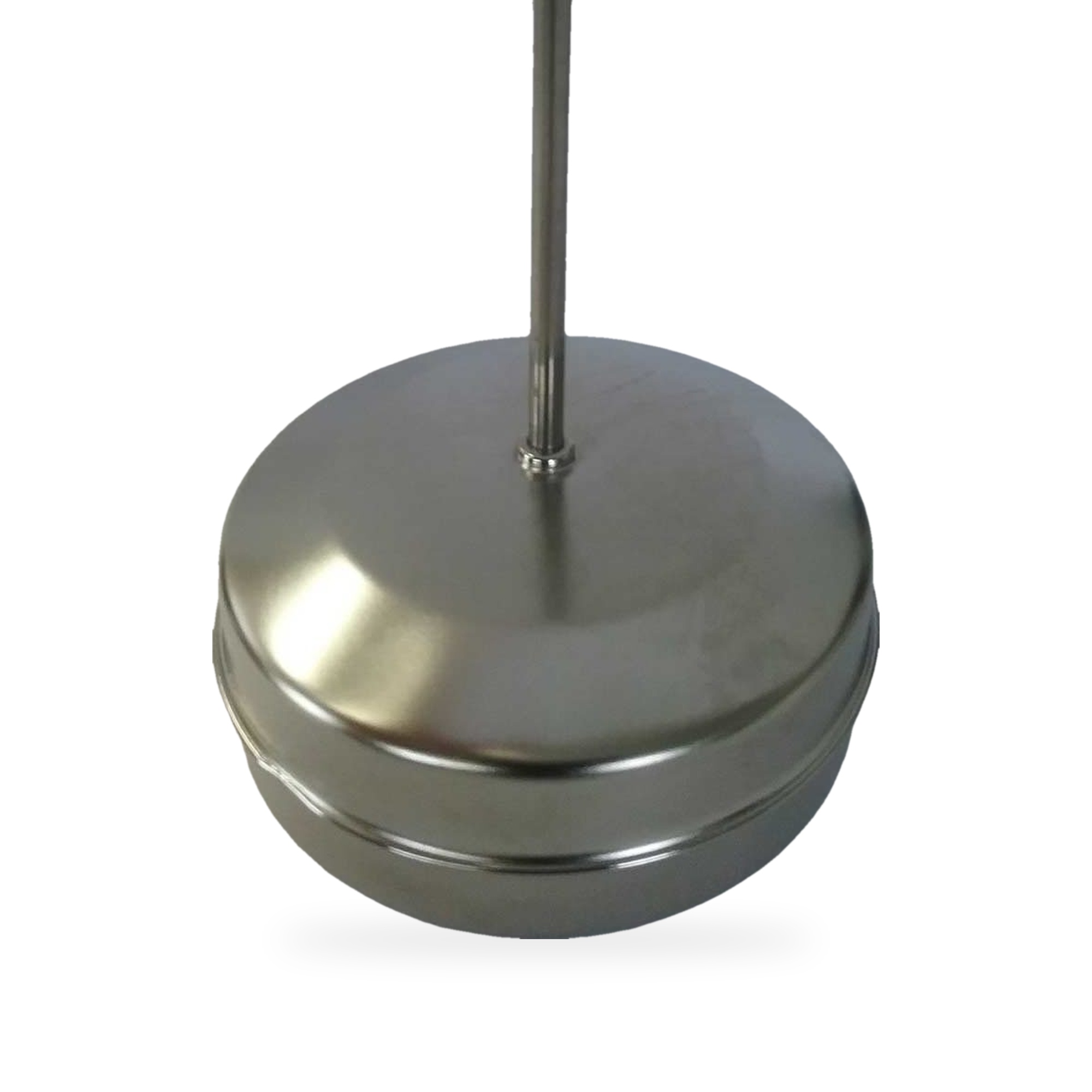 Stainless steel float with a rod attached to the top