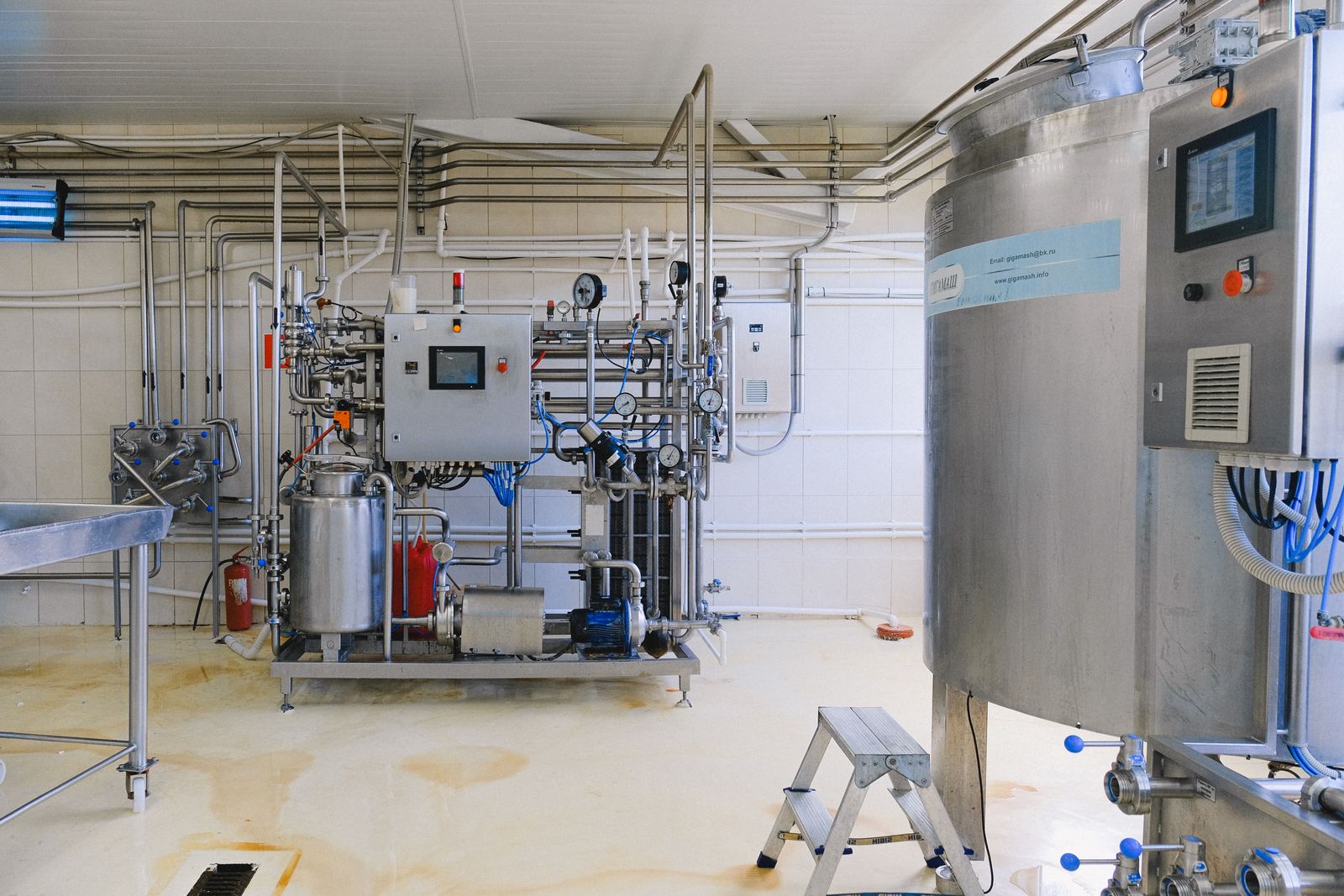 Industrial process control plant pipework